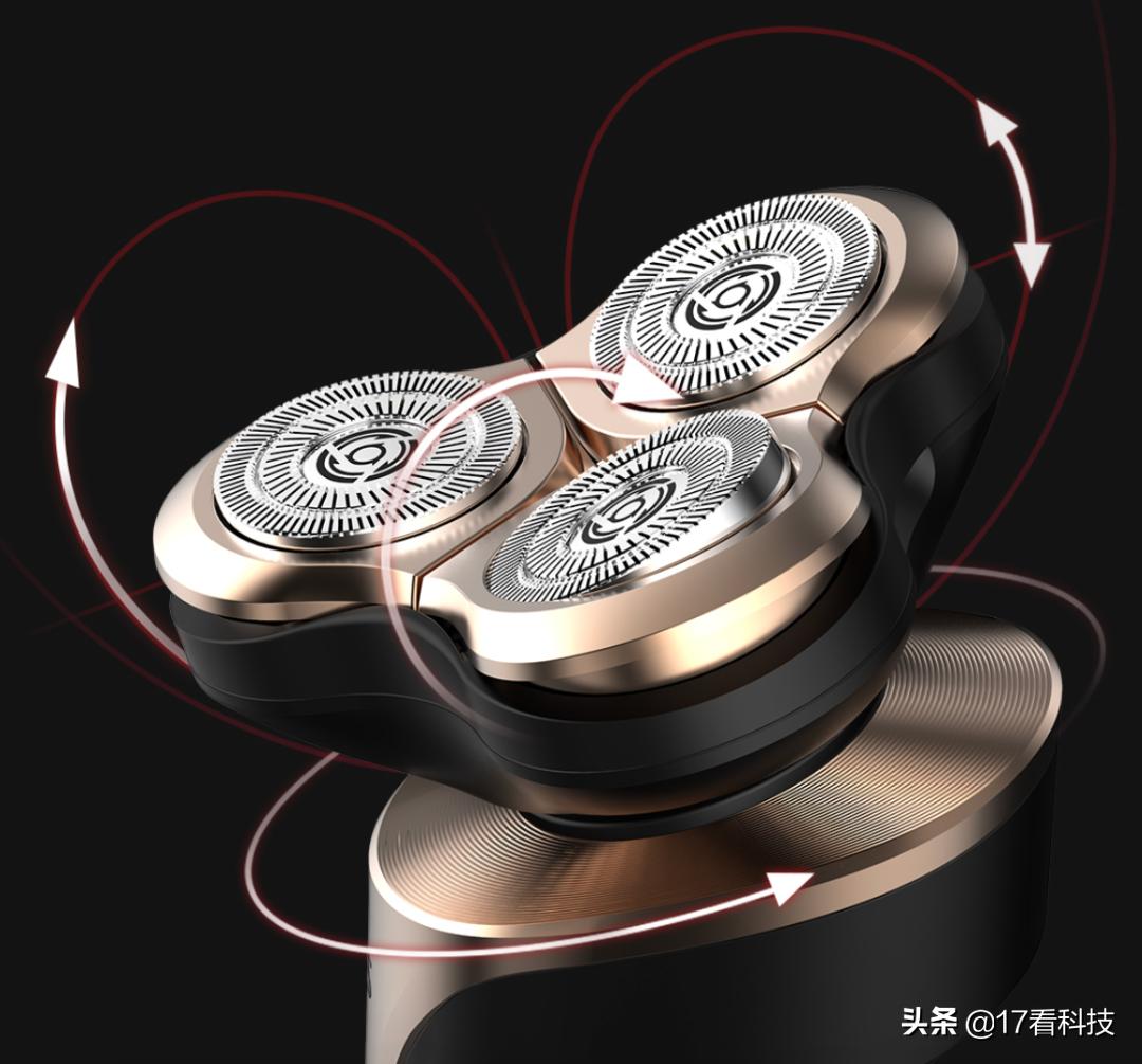 灵活度超飞利浦刀!小米有品双层刀片，全方位悬挂浮动能加速档位