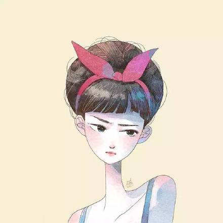 彩铅手绘动漫人物插画,彩铅人物画法作品欣赏