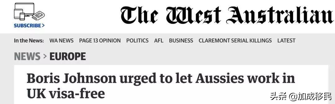 2020新契机，英加澳新四国互通，1本护照=4种身份？
