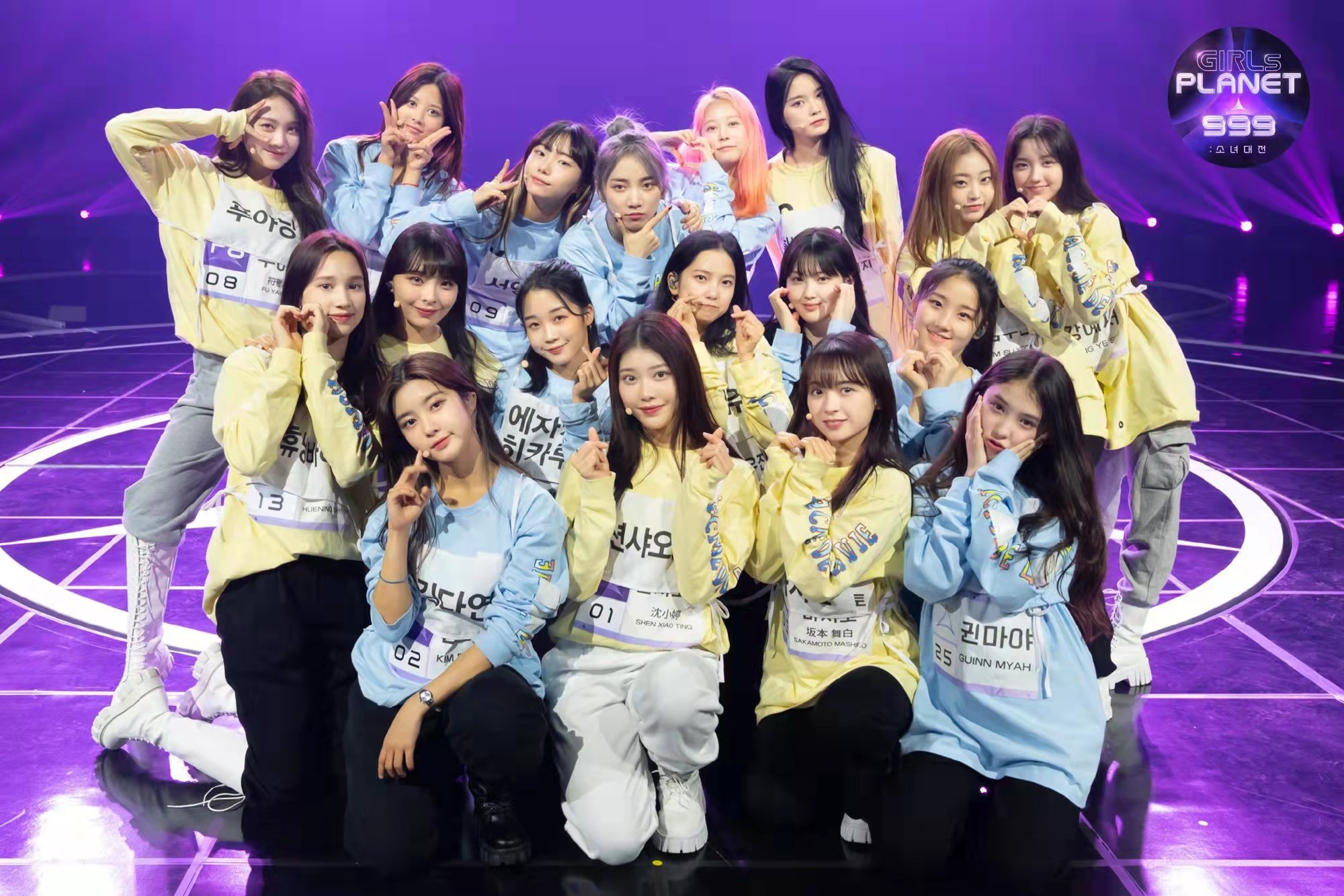 沈小婷参加的韩国选秀在哪看,沈小婷韩国选秀身高差距