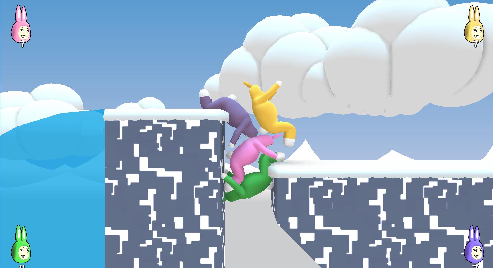 超级兔子人双人搞笑闯关游戏玩法,超级兔子人超魔性搞笑沙雕游戏