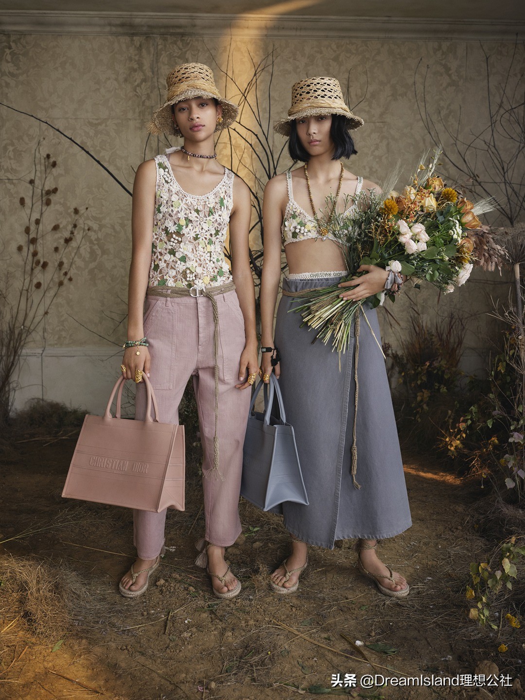 dior新款刺绣帆布托特包,刺绣马鞍包dior2019