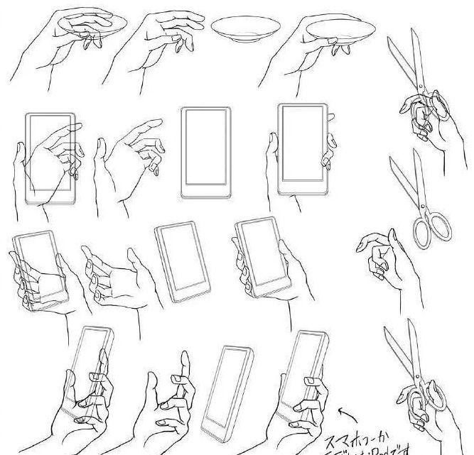 动漫人物手怎么画,画动漫人物手的画法