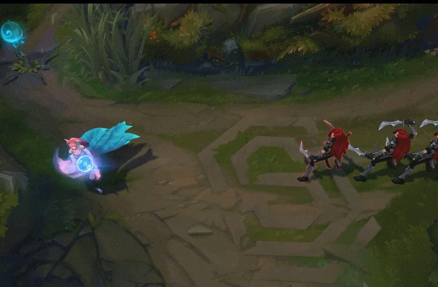 lol端游阿狸灵魂莲华特效,lol阿狸皮肤灵魂莲华