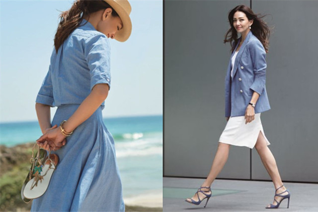 什么蓝色显白又显气质好看,湖蓝色适合什么肤色显白