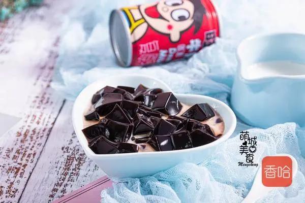 清热解暑的龟苓膏的做法,清热解暑的清凉龟苓膏