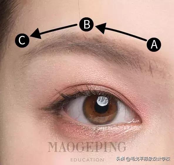 大脸小眼睛眉毛画法,大脸小眼睛化妆教程