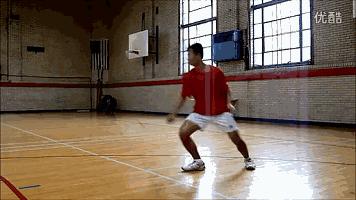 羽毛球步伐全场步伐教学慢动作,羽毛球教学步伐分解图