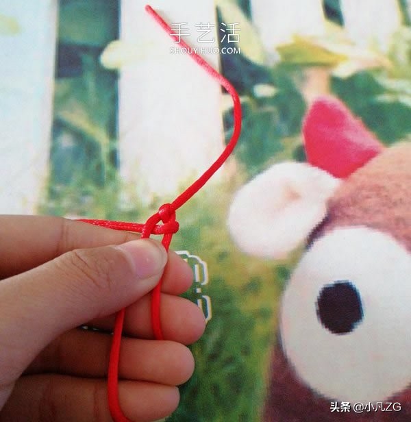 手链两股红绳打结方法收尾,两股红绳手链怎么打结收尾