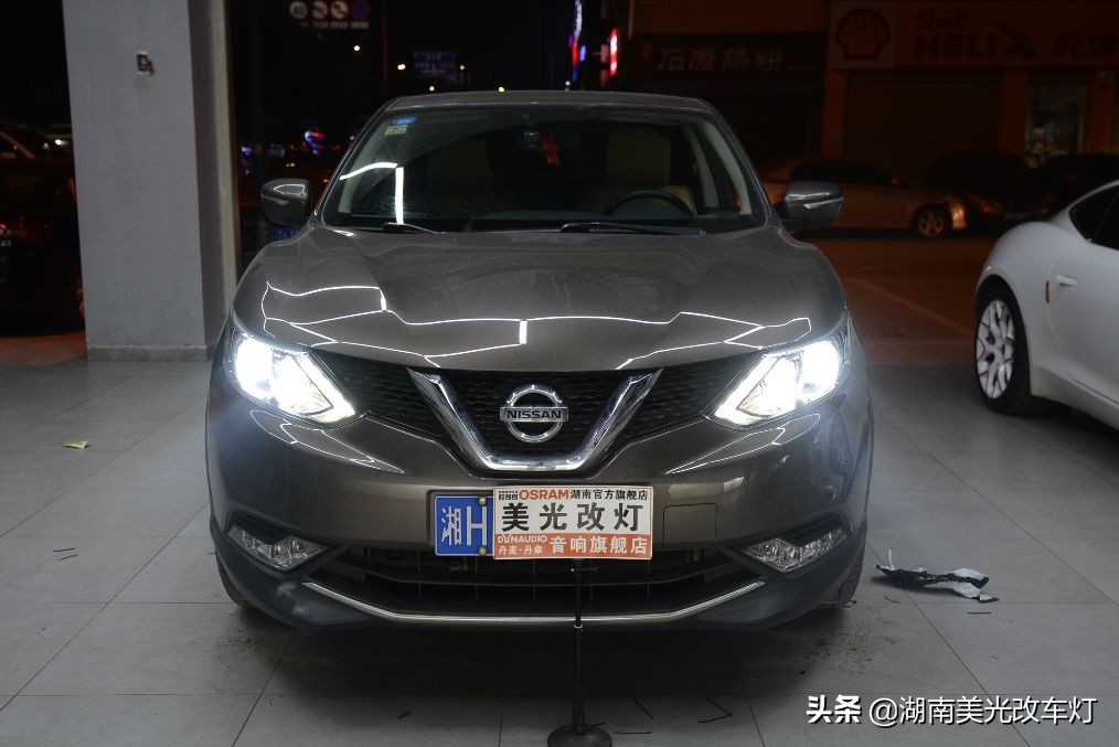 2022款逍客卤素大灯更换成led,逍客卤素灯有必要改led