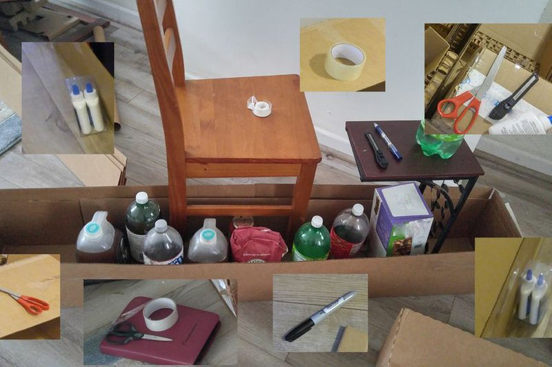 旧纸箱子做折叠床,利用老式箱子做单人床