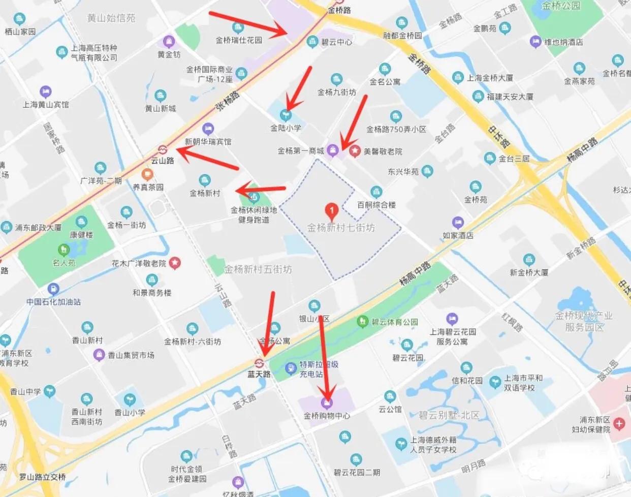 未来5年浦东金杨七街坊规划,浦东金杨七街坊楼盘