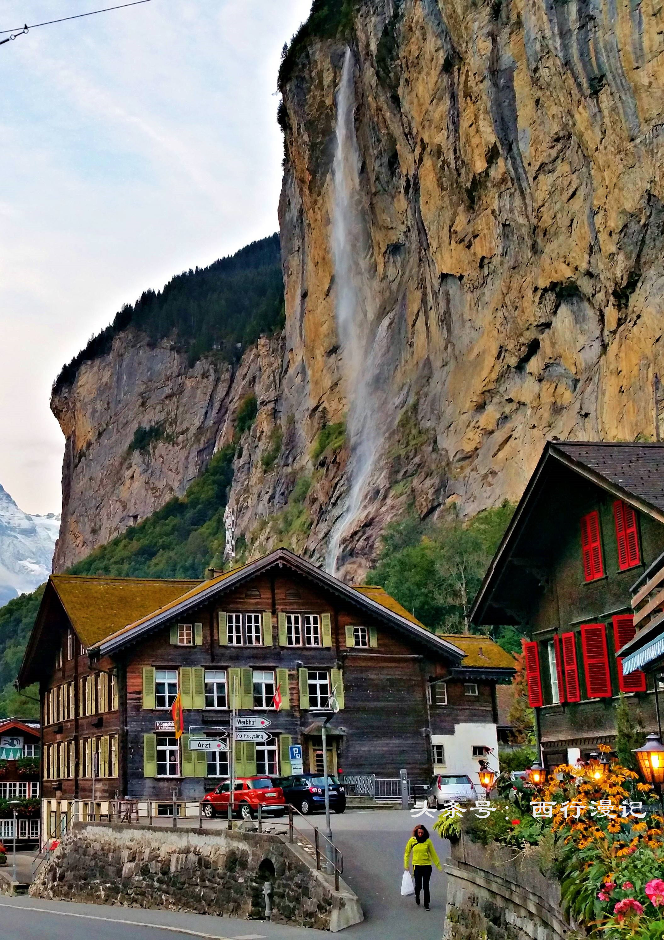 瑞士风景绝美的山,瑞士绝美的山村风光