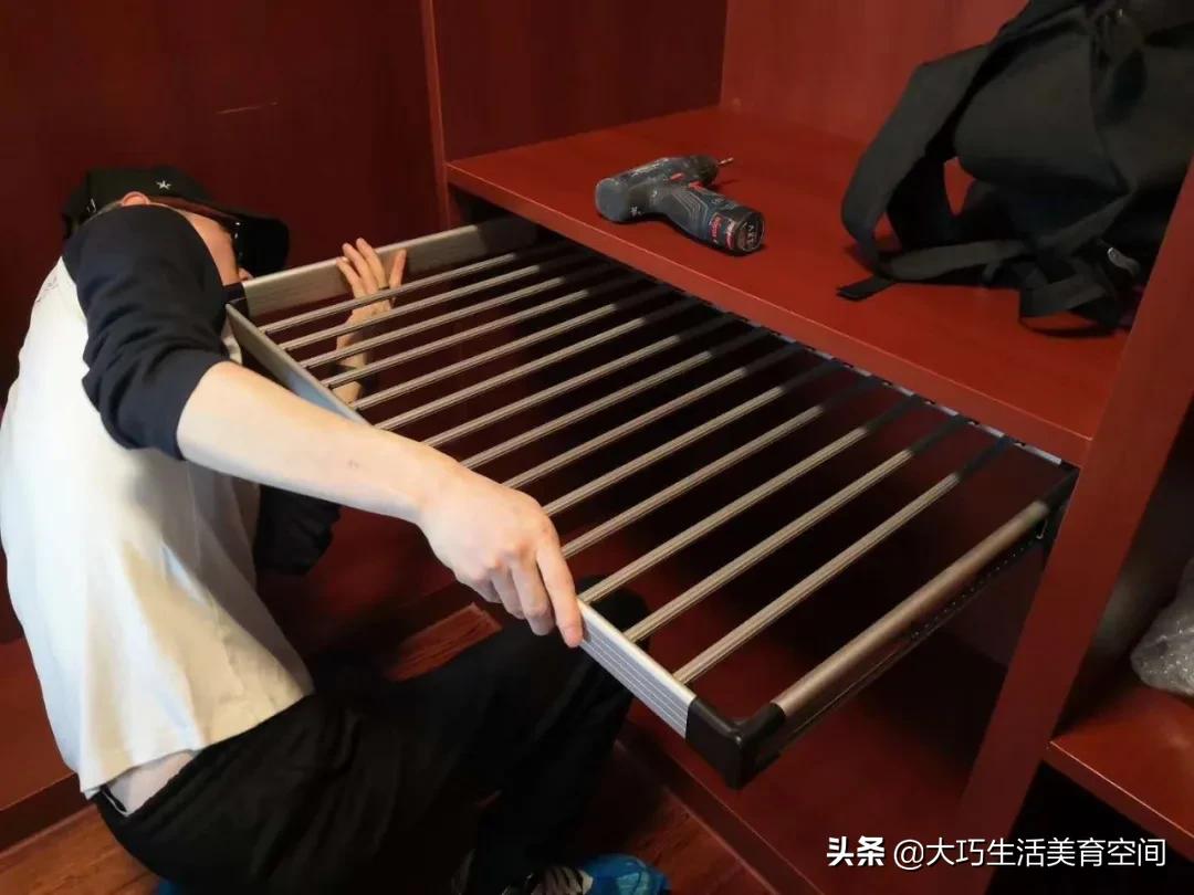 裤子收纳整理技巧多层裤架,学整理裤子法