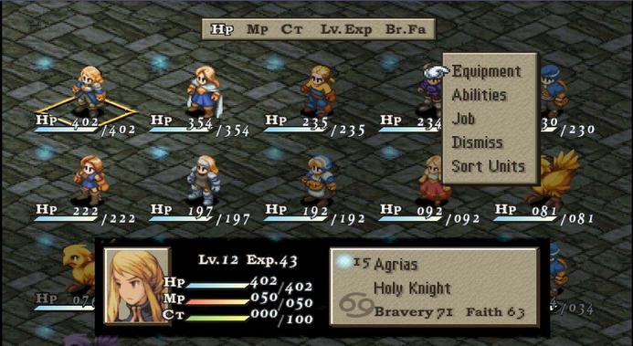 从FFT到幻影战争,从头细看SE战棋版最终幻想的前世今生