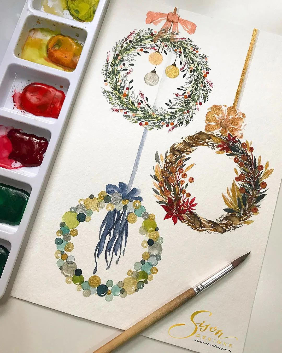 水彩手帐简单教程,水彩笔就能搞定的手账