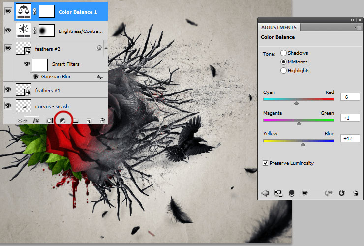 ps如何换花朵教程图解,ps怎么画枯萎的玫瑰