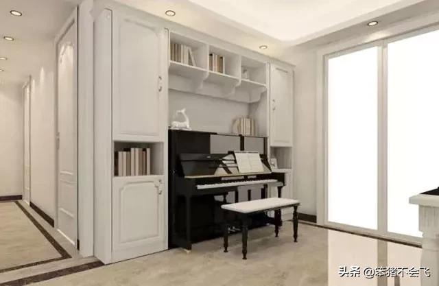 儿童房钢琴摆放效果图,卧室钢琴摆放效果图