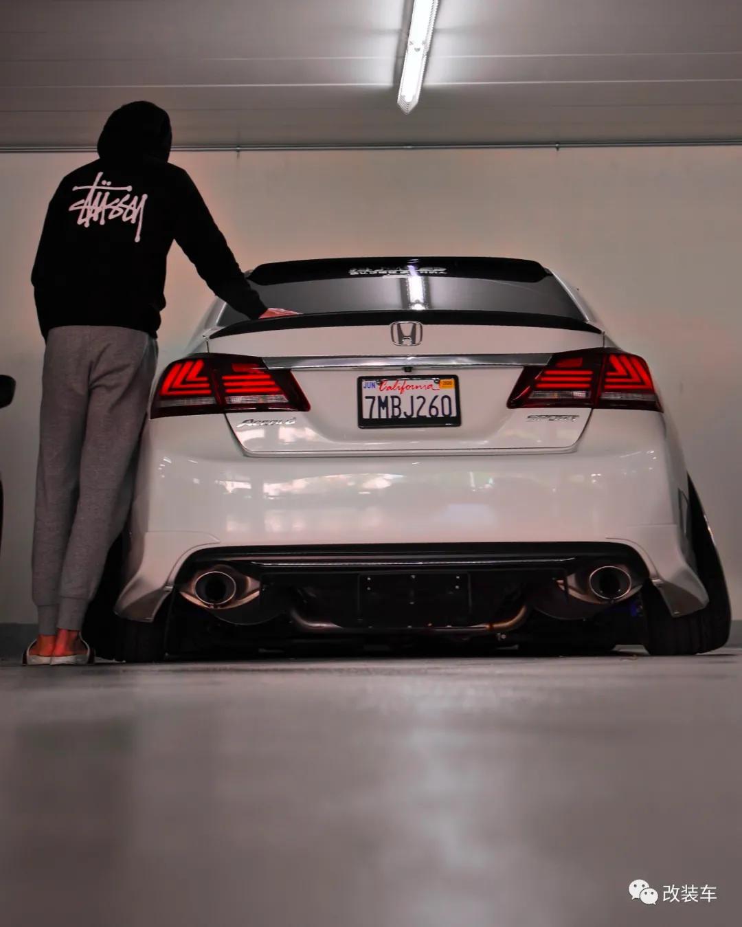 ​嫌代步用的九代雅阁太平淡，换上气动后秒变街头最帅姿态*党**