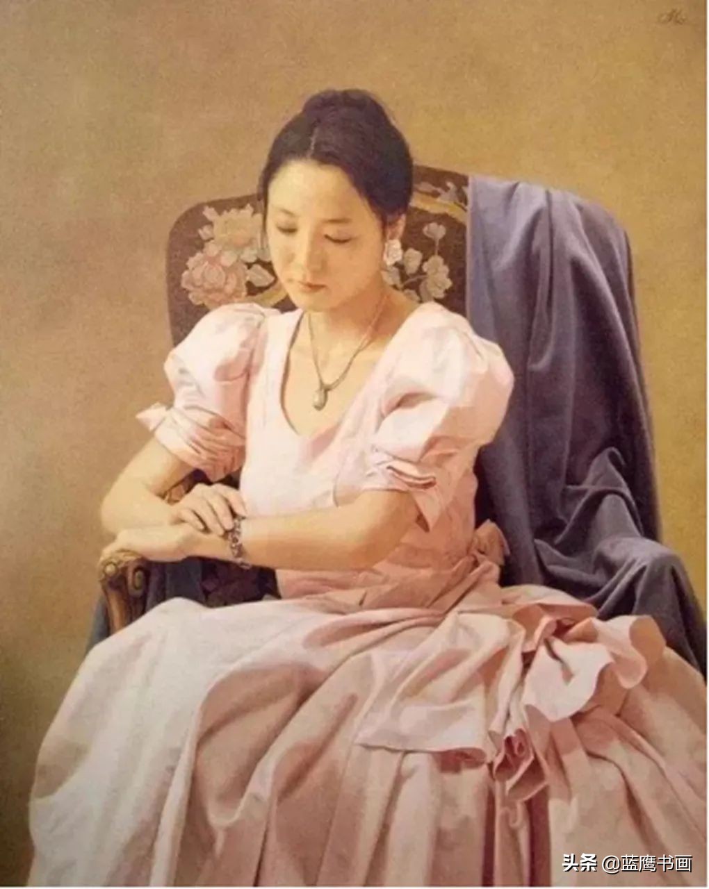 森本草介画中的女子,日本超写实画家森本草