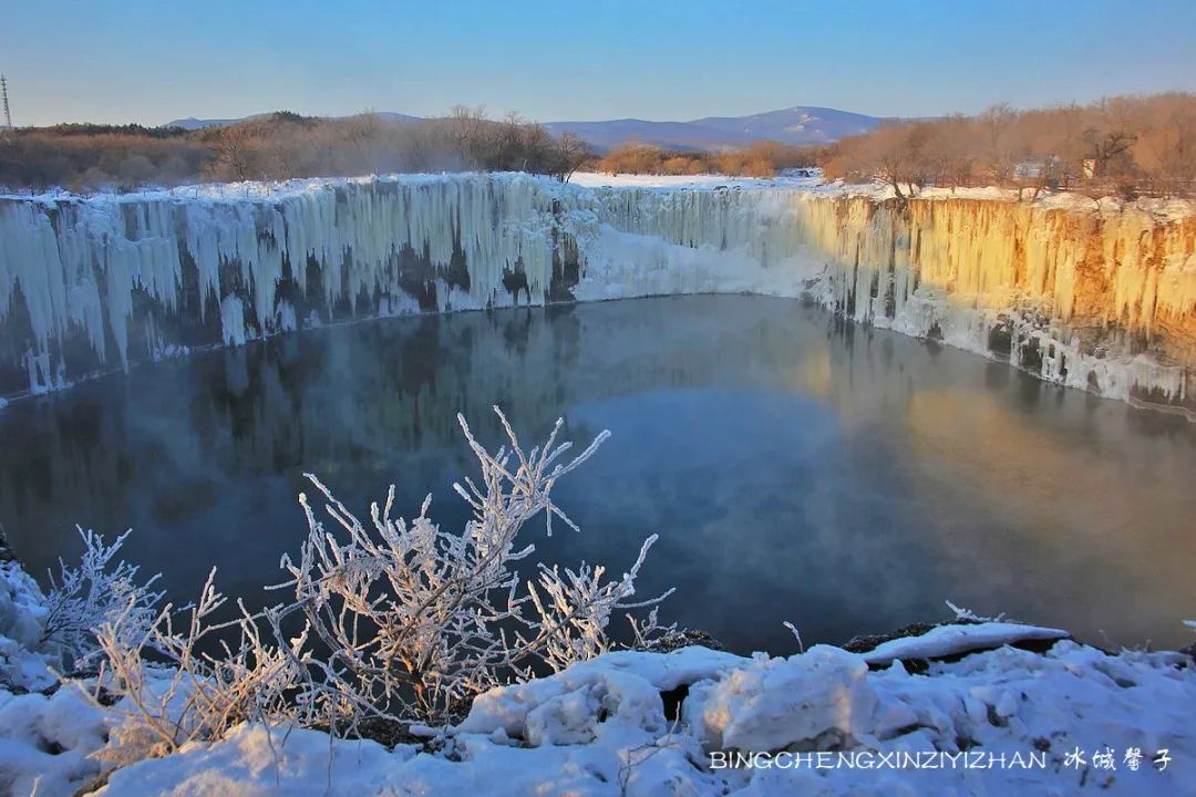 镜泊湖冬天有雪吗,镜泊湖冬天风景