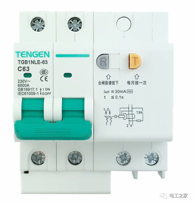 漏电开关ln是哪一条是火线,漏电开关的ln代表什么