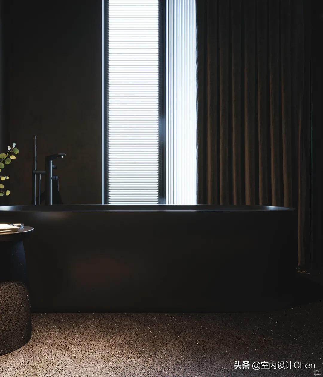 主卧室要装浴缸应该怎么设计,家用浴缸设计