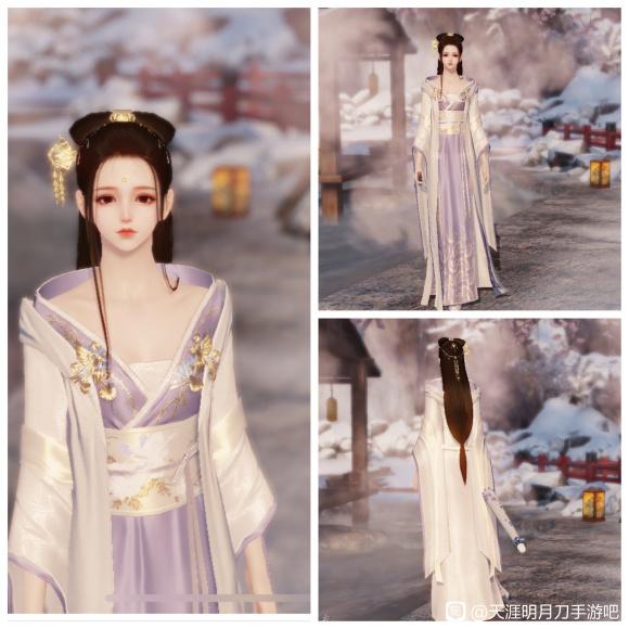 天刀手游云中君少女衣服染色攻略,天刀手游新年染色少女