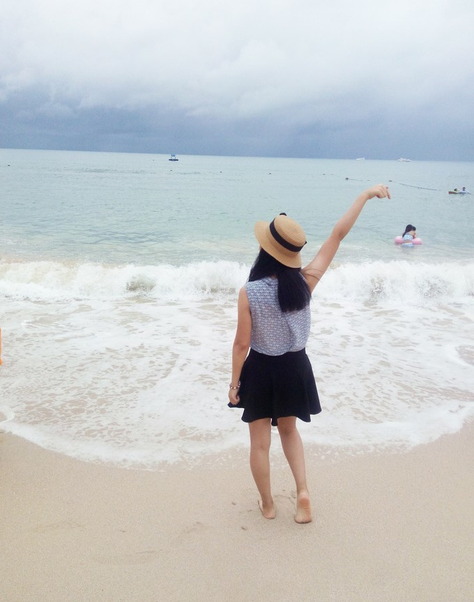 去热带的岛屿游泳,去热带旅行