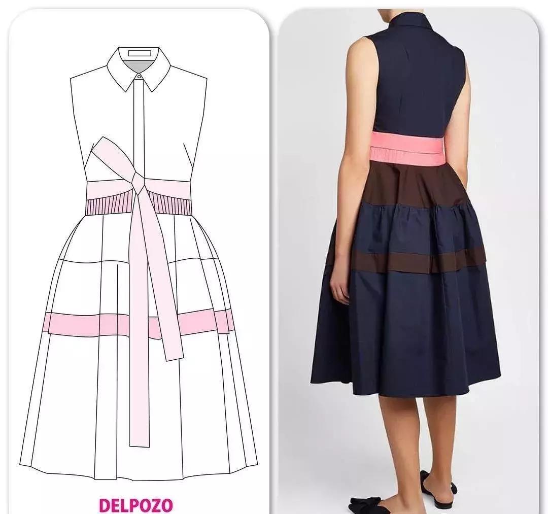 大摆长袖连衣裙30到40岁,四十岁红色高档新款有领连衣裙