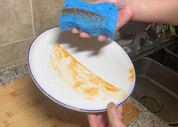 海绵百洁布强力清洁厨房洗碗神器,洗碗海绵去污百洁布