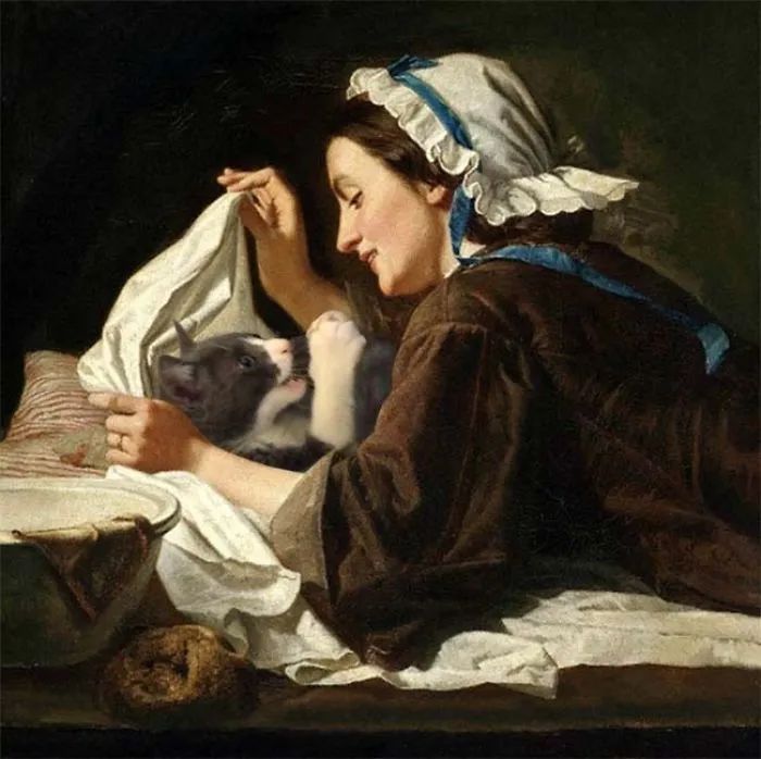 当名画遇上猫咪，是锦上添花还是画风突变？