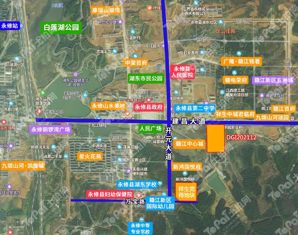 恭喜康瑞再下一子!约3.3亿元斩获九江永修县一宗85亩商住用地
