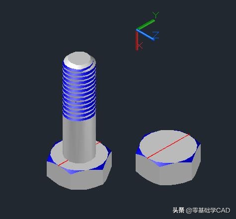 螺栓怎么建模,螺栓的螺纹画法