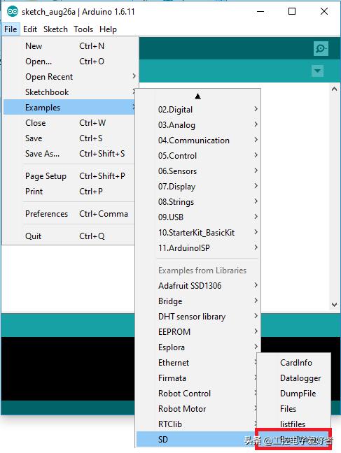 arduino如何读取sd卡,arduino怎么使用sd卡