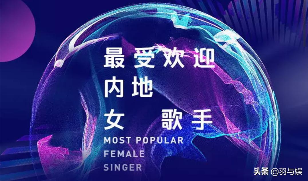 TMEA内地女歌手前五，孟美岐断层，冯提莫超李宇春，陈瑞胡66四五