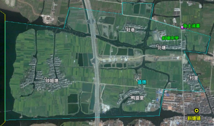 斜塘老街简介,斜塘村落