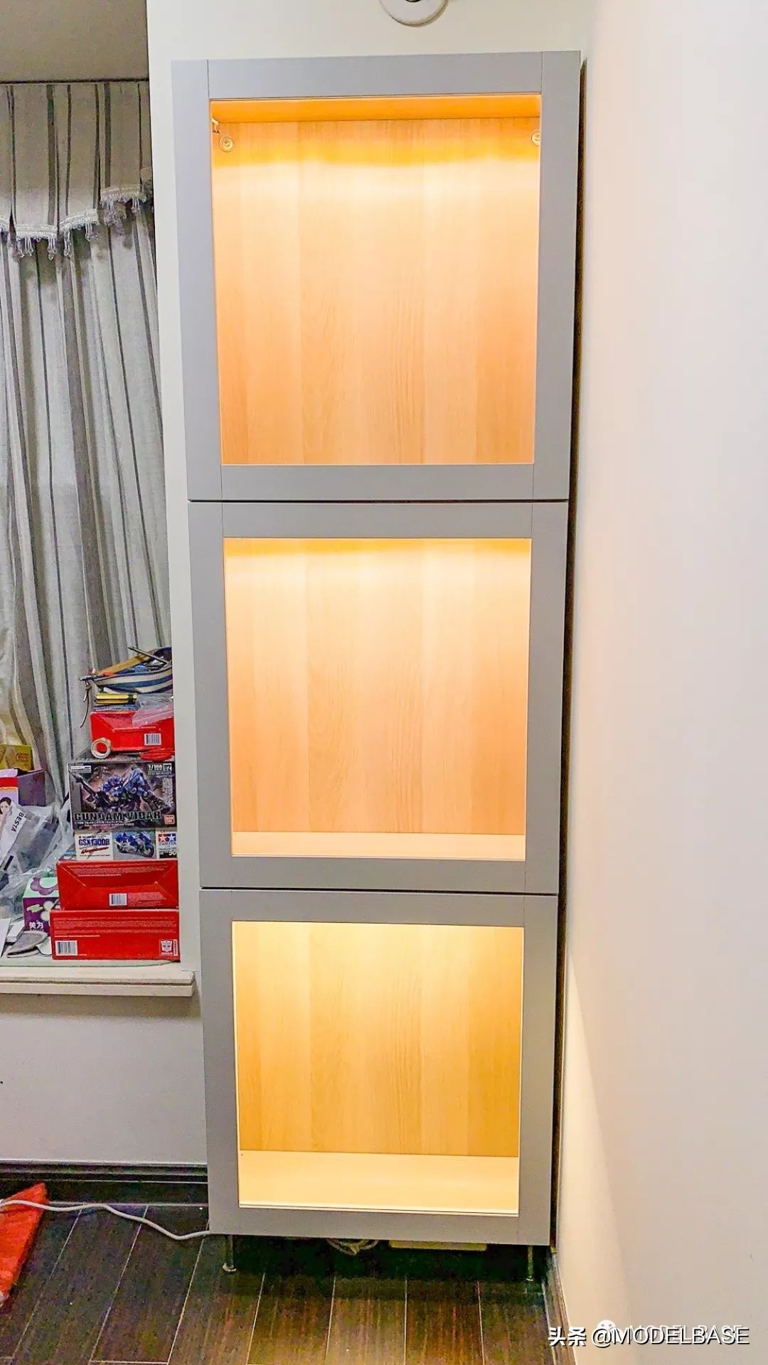 宜家模型展示柜,买了宜家玩具收纳柜