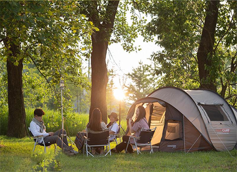 户外露营帐篷6-10人充气帐篷,露营买大帐篷还是小帐篷