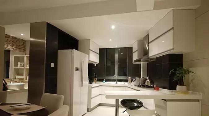 开放式厨房好不好看油烟会不会大,开放式厨房装修效果图无门防油烟