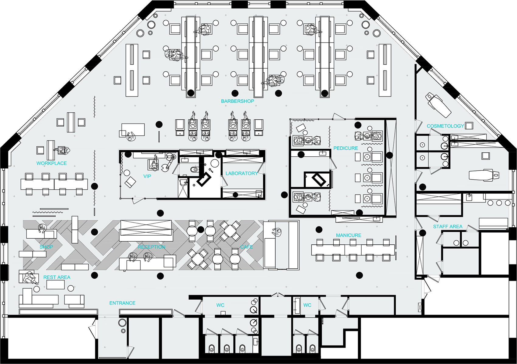 国外美容沙龙,国外美容院沙龙