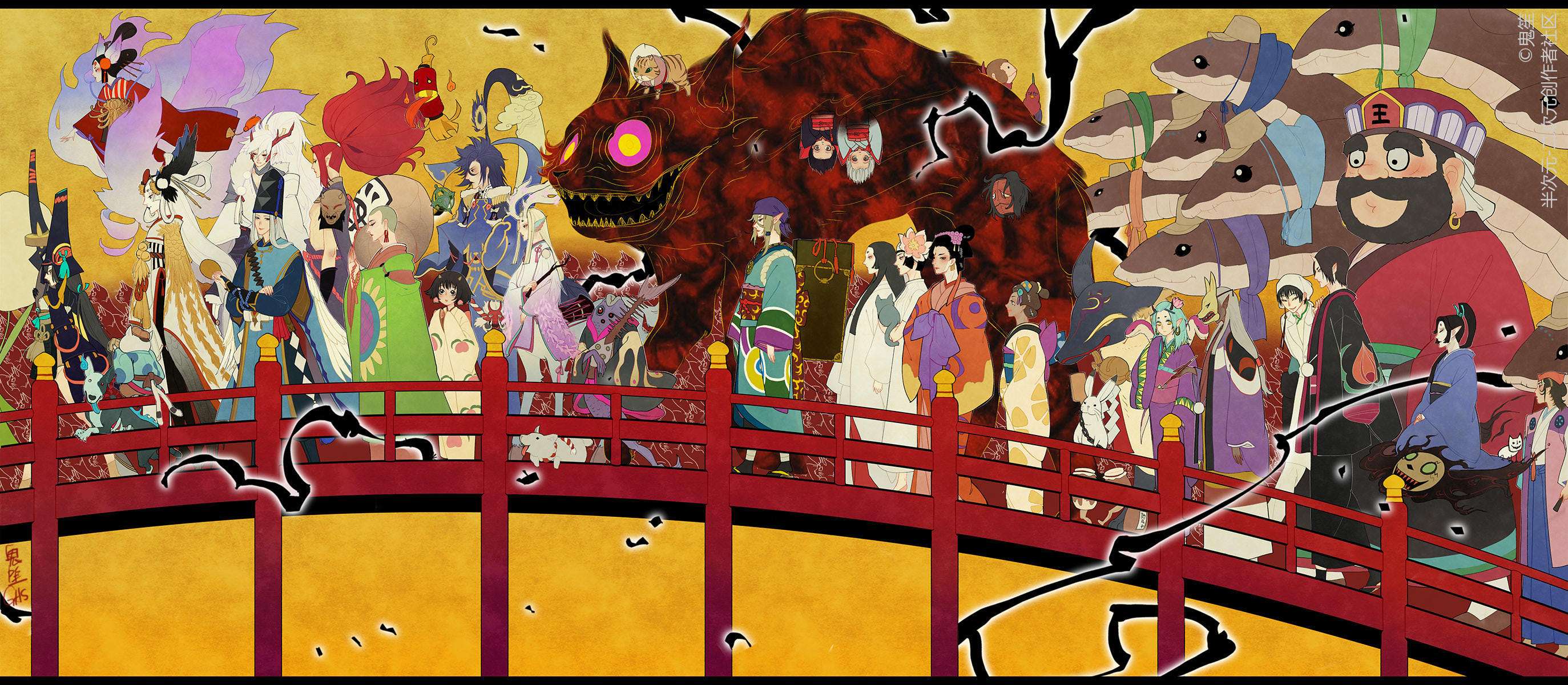 《阴阳师》妖怪趣谈之百鬼夜行：魑魅魍魉，莫能逢之（三）