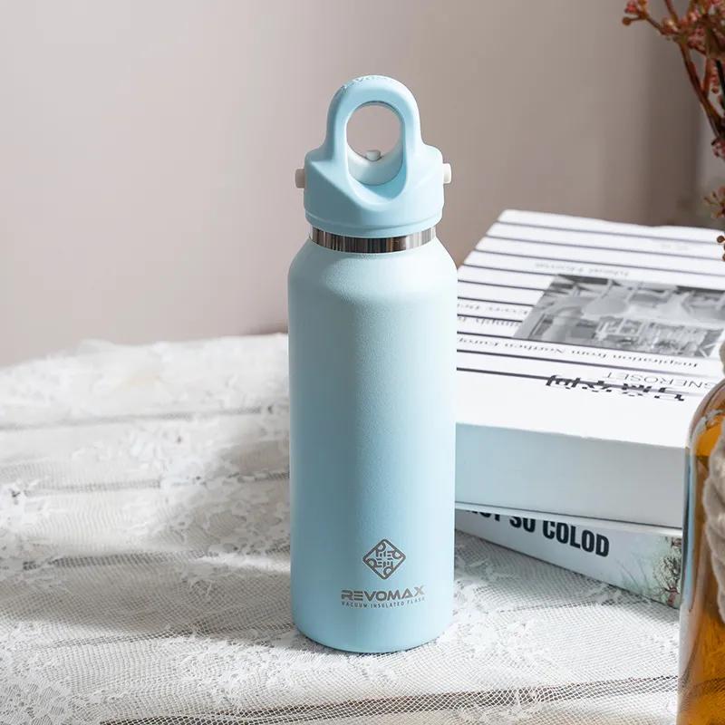 正品便携式一键开盖水杯,无需手拧保温水杯