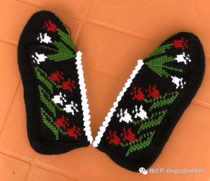 波西米亚风手工编织鞋子,针织作品50款