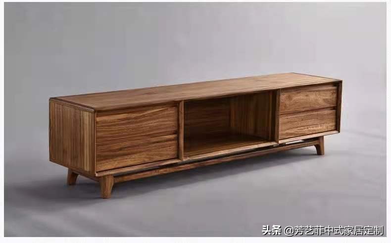 新中式客厅电视柜效果图,餐厅客厅电视柜隔断柜新中式