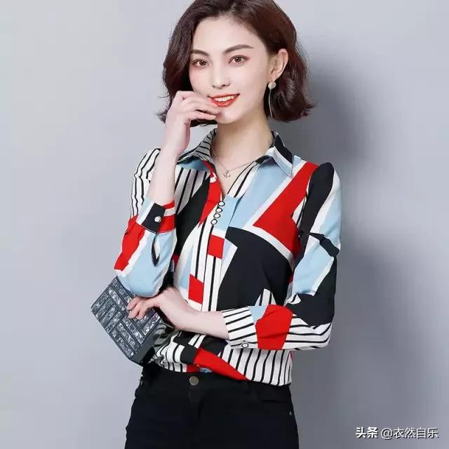 留心过这样的雪纺衫,减龄又洋气魅力款式经典而时尚优化身材比例