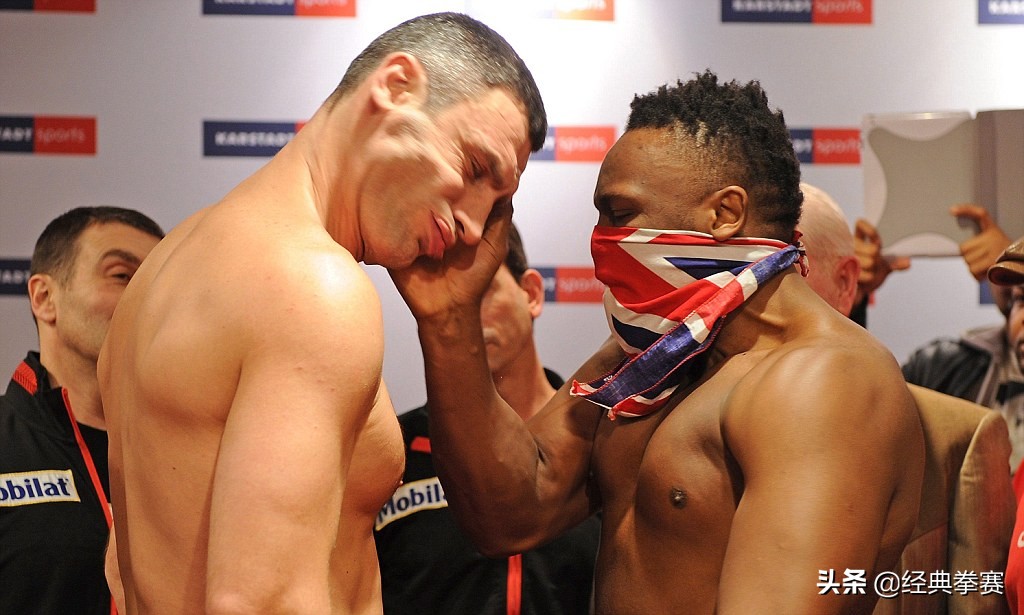 大克里琴科被刘易斯打面部,大克里琴科被打