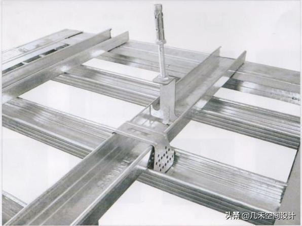 半轻钢龙骨吊顶施工工艺展示,轻钢龙骨吊顶尺寸讲解施工视频