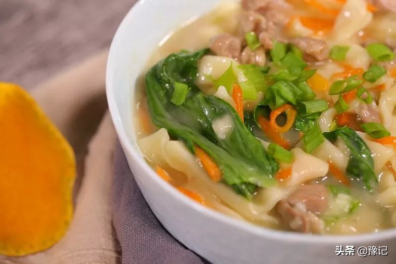 糊汤面条最好吃的家常做法,地道糊汤面条