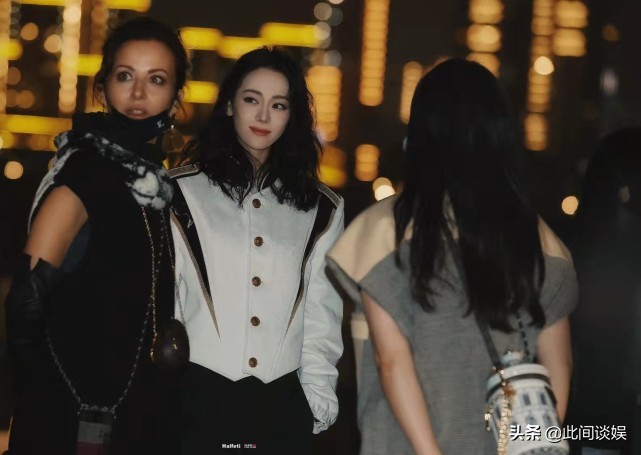 刘亦菲迪丽热巴lv秋冬女装秀,lv内场杨超越热巴